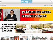 Tablet Screenshot of korfezmanset.com